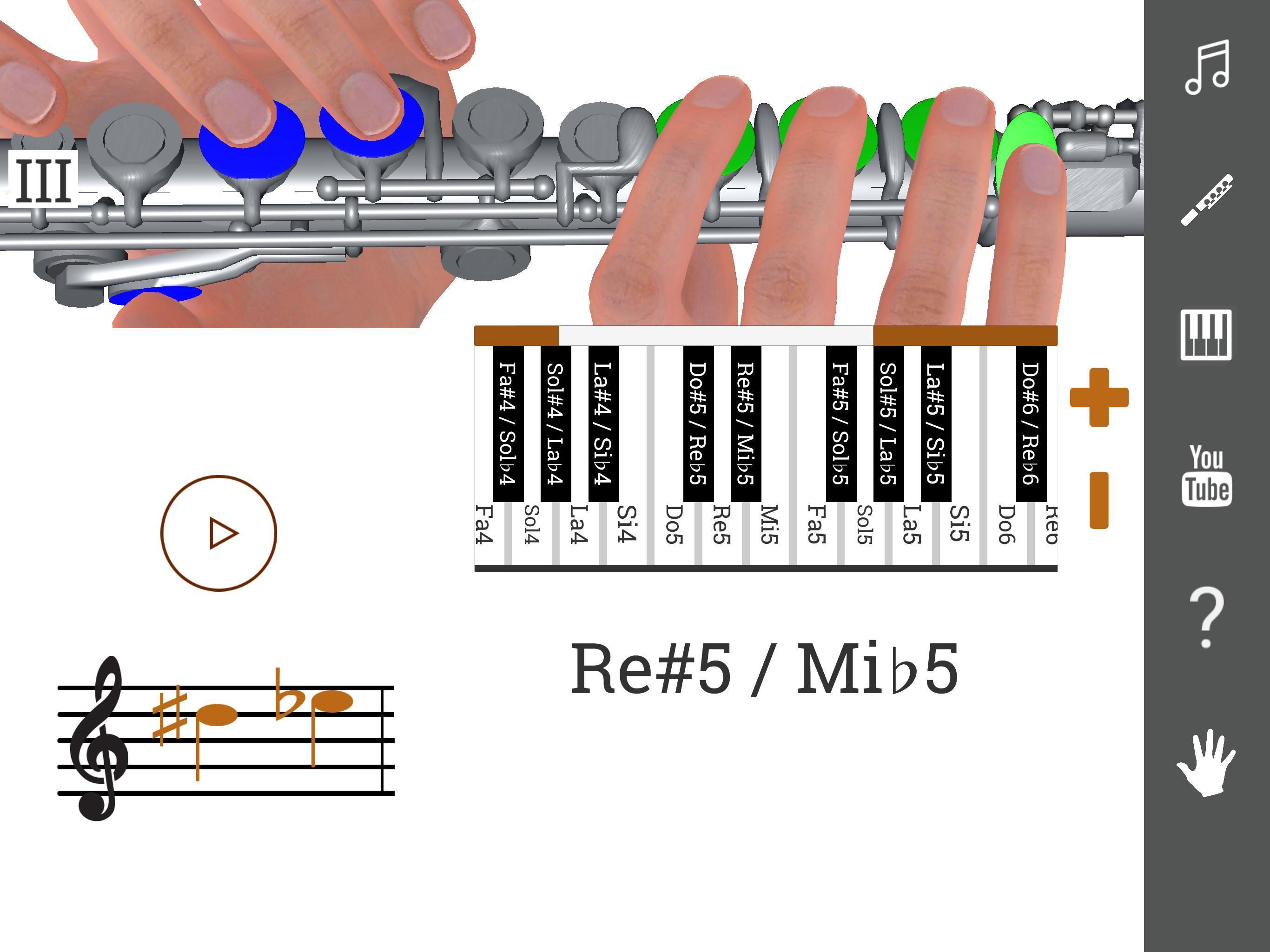 3d flute fingering chart how to play the flute f r android apk