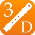 3D Aprender Flauta Doce ícone
