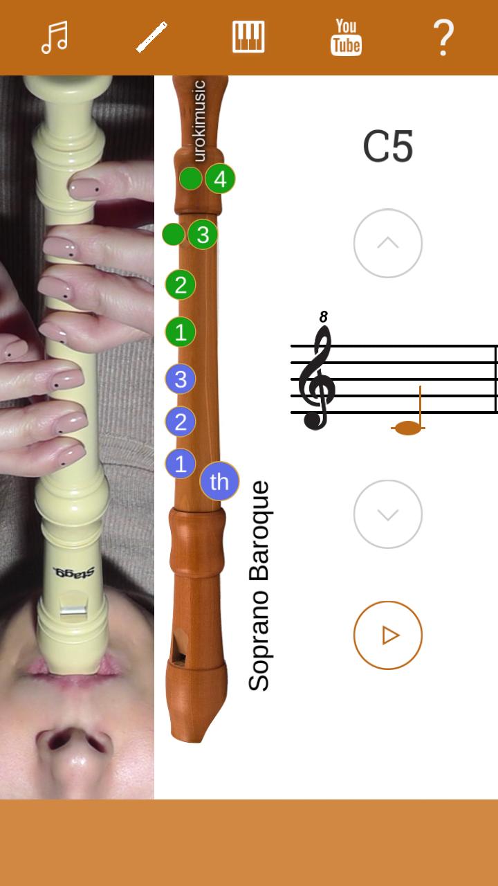 Flauta Dulce Notas Como Tocar Flauta Dulce For Android - instrument soprano recorder roblox