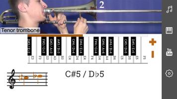 2D Trombone Positions capture d'écran 1