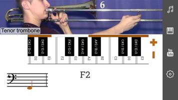 2D Trombone Positions capture d'écran 2