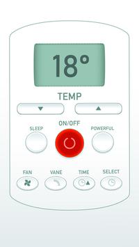 Air conditioning remote control poster