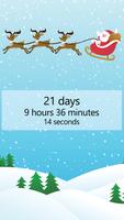 Countdown bis Weihnachten Plakat