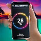 Exact thermometer icon