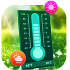 Icona Termometro neon (temperatura a