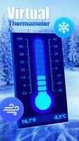 Termômetro de néon (temperatur Cartaz