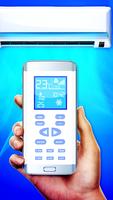 Air conditioner remote! Plakat