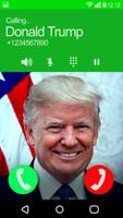 Trump fake phone call prank with President of USA Affiche