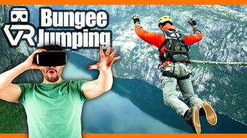 Bungee jumping in VR poster