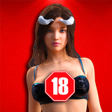 Hot girl simulator (prank) icon