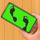 Footprint invisible paths detector prank APK