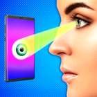 Eye lock screen scanner prank icon