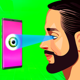 Eye retina lock screen prank