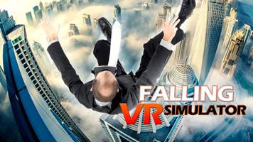 Falling down in VR poster