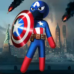 Us Capitain Stickman Rope Hero Gangstar Crime APK download