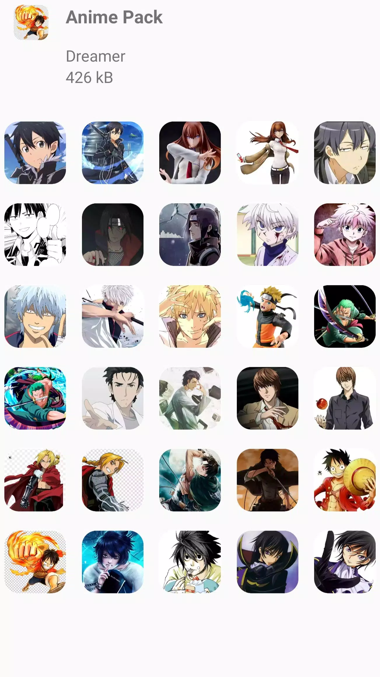 999K Anime Stickers WASticker - Apps on Google Play