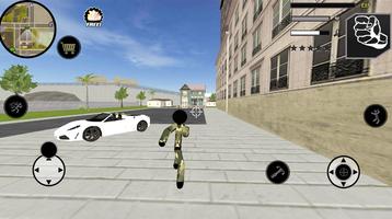 US Army Counter Stickman Rope Hero Crime Gangster تصوير الشاشة 3