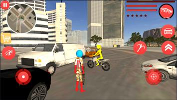 US Capitain Army Stickman Rope Hero Gangstar Crime captura de pantalla 1