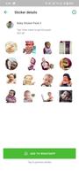 Stickers:Cute Babies WAsticker تصوير الشاشة 1