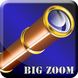 télescope gros zoom icône