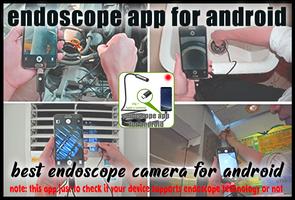 endoscope app for android - endoscope camera usb poster