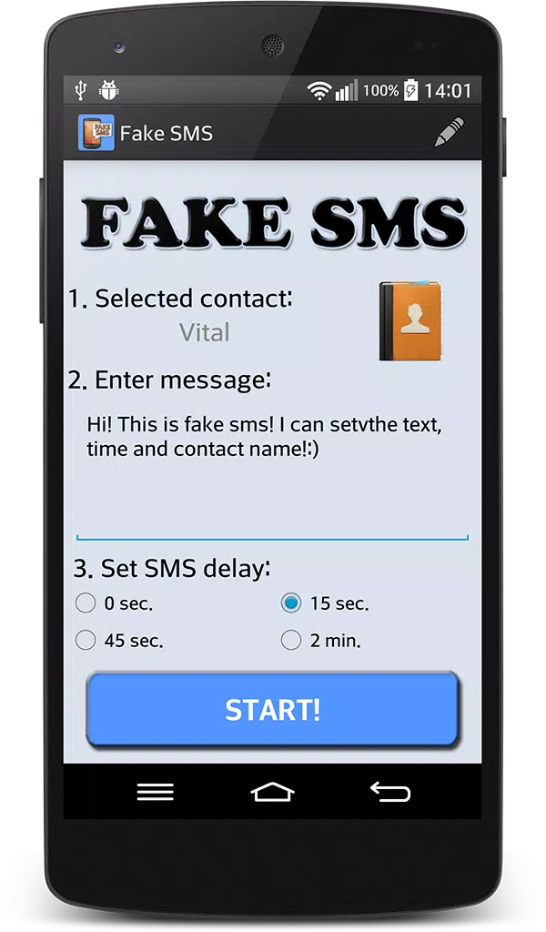 FAKE SMS message APK for Android Download