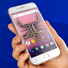 Scorpion in phone prank icône