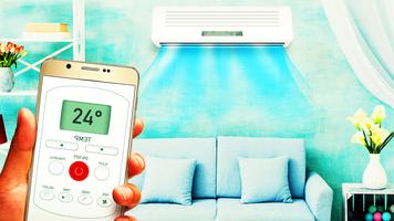 Remote air conditioner Affiche