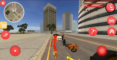Iron Stickman Rope Hero ảnh chụp màn hình 2