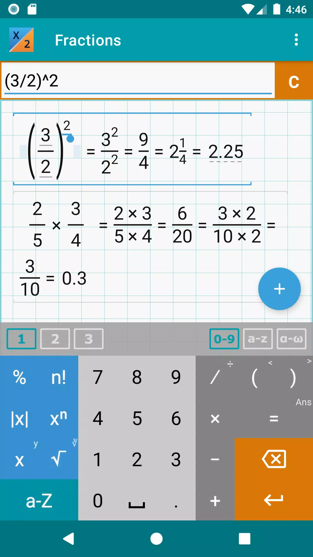 Download do APK de Calculadora de frações para Android