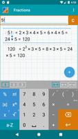 Fraction Calculator + Math اسکرین شاٹ 2