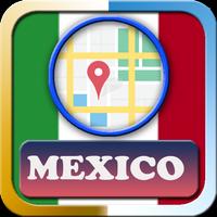 Mexico Maps And Direction poster