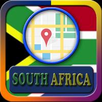 South Africa Maps Affiche