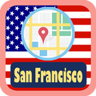 USA San Francisco City Maps icône