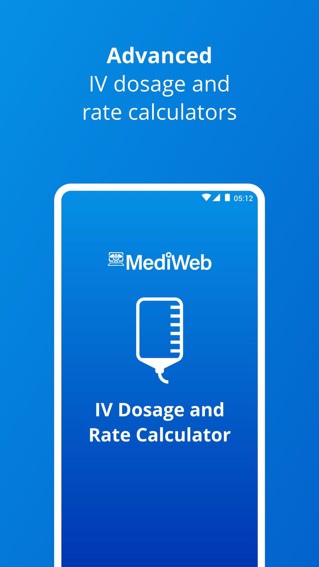 Android için IV Dosage and Rate Calculator Son Sürüm 1.0.0