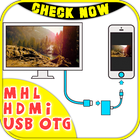 MHL CHECKER - hdmi adapter for android to TV アイコン