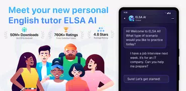 ELSA: AI Learn & Speak English