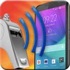 Pfeife Telefon-Finder Zeichen