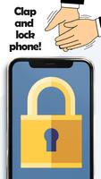 Sperren Sie Das Telefon, Indem Sie Klatschen Plakat