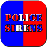 Flashing police sirens prank icône