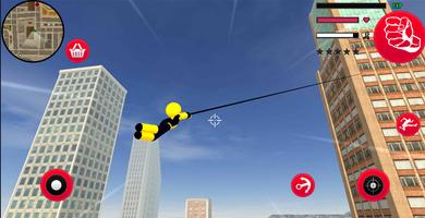 Mafia Spider Stickman Rope Hero Vegas Gangster screenshot 1