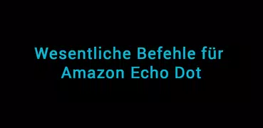 Befehle für Echo Dot