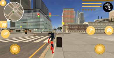 Superhero Stickman Rope تصوير الشاشة 3