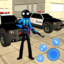 Police Superhero Stickman Rope Hero Gangstar Crime APK