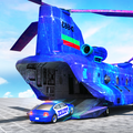 Grand US Police Car Transport Truck: Parking Game