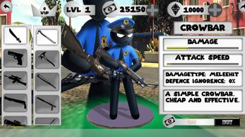 US Police Stickman captura de pantalla 1