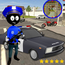 US Police Stickman Capitaine Rope Hero vice city 6 APK