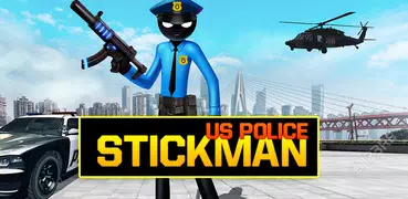 Police Stickman Rope Hero Gangstar Crime Mafia
