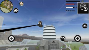Panther Stickman Rope Hero Crime City Battle ảnh chụp màn hình 2