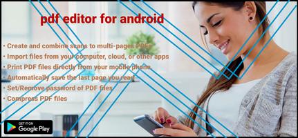 PDF reader PDF viewer, Editor  Poster